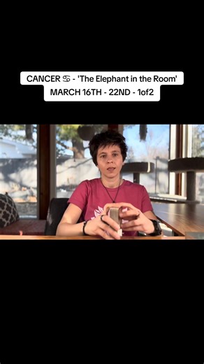 CANCER ♋︎ - 'The Elephant in the Room' MARCH 16TH - 22ND - 1of2 #tarot #tarotreading #tarotreader #tarotcards #cancer♋️