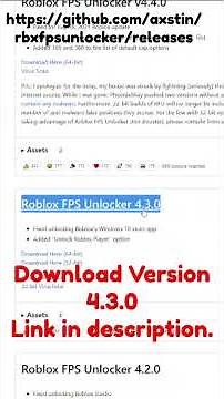 How To FIX Roblox FPS Unlocker...
