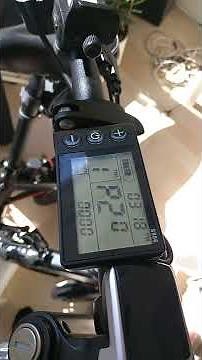 All the chosen settings on the S866 display