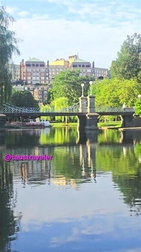 Boston Public Garden: The Prettiest Park in Boston 🌿 #travel #250yearanniversary