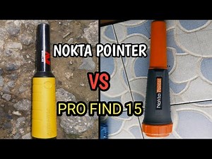 Sensitive distance test of metal detector GP pointer NOKTA POINTER and PRO FIND15.#bagasdetector
