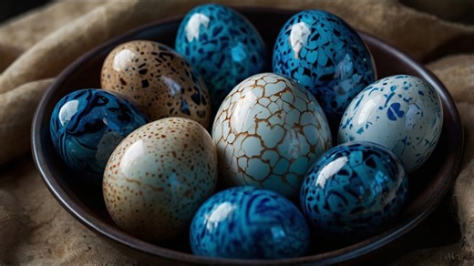 Ich habe in nur 2 Minuten Eier bemalt! So einfach geht das! So färben Sie Ostereier ohne Chemie