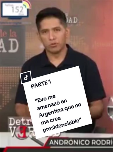 Andrónico Rodríguez sobre su fractura con Evo Morales