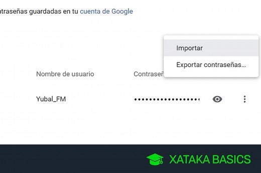 Cómo importar y exportar contraseñas en Google Chrome