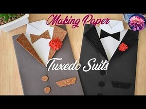 Making Paper Tuxedo Coat Card