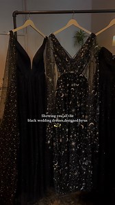 4.6K views · 5.6K reactions | Midnight, Stardust in black, Lyra, and Esme black ✨ Which one would you wear? • • #weddingdresses #weddingdress #uniqueweddingdress #bridalgown #2025bride #2026bride #bridalgowns #weddingideas #weddinginspo #weddingplanning #engaged #wedding #weddingdressshopping #bride #bridal #weddingdressinspo #pickaweddingdress | Flora & Lane | Facebook