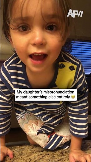 My daughter's mispronunciation meant something different entirely 😂