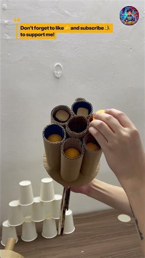 FROM TRASH TO MASTERPIECE 🤯 DIY GATLING GUN! #diy #papergun #papercraft #diycraft #creativediy