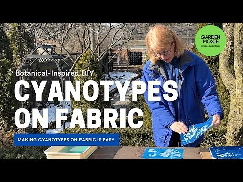 DIY Cyanotypes - Making Cyanotypes (Sun Prints) on Fabric