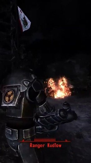 taking out a NCR base as The Enclave #fallout #enclave