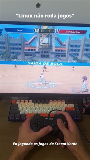 RODAR JOGOS NO LINUX É POSSÍVEL! #linux #pc #gamer