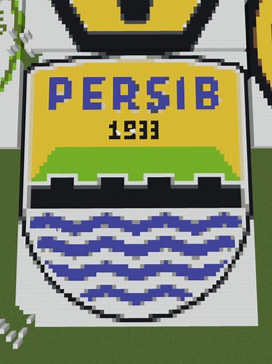 Discover Persib Bandung in Minecraft—A Creative Showcase