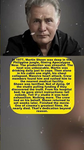 Martin Sheen Nearly Died While Filming Apocalypse Now—But Kept It Secret