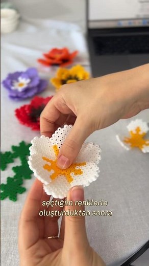 Lego görünümlü çicek yaptım! / Lego çiçek yaptım / Kendin yap çiçekler 🌺