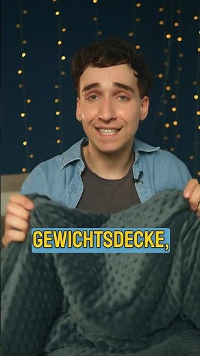 😴Bessere Schlafqualität und schnelles Einschlafen mit Gewichtsdecke✨ #gewichtsdecke #schlafqualität