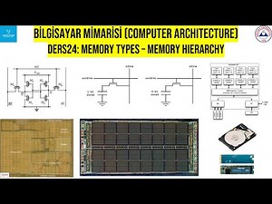 Bilgisayar Mimarisi (Computer Architecture) Ders24: Memory Types - Memory Hierarchy in Computers