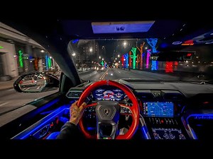 2AM DRIVE IN LAMBORGHINI URUS POV DRIVE