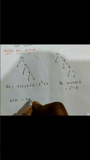 Find LCM by using Prime Factorisation Method? | Factor Tree Method