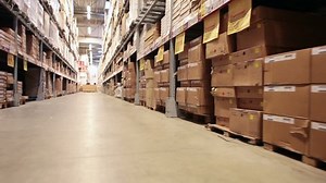 Moving Camera Along Warehouse Shelves Goods Stock Footage Video (100% Royalty-free) 5483186 | Shutterstock
