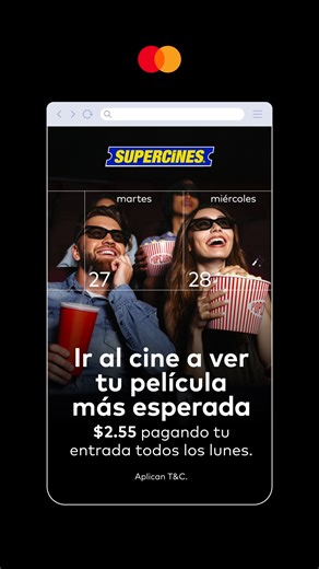 Disfruta en tu día a día los beneficios de tu tarjeta Mastercard.​ Aplican T&C https://latam.mastercard.com/es-region-lac/consumidores/conozca-nuestras-ofertas-y-promociones/everydayvalue.html | Mastercard