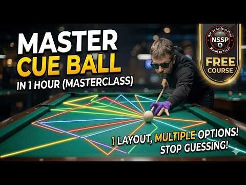 Master Cue Ball Control in 1 Hour (Free Pool Course)