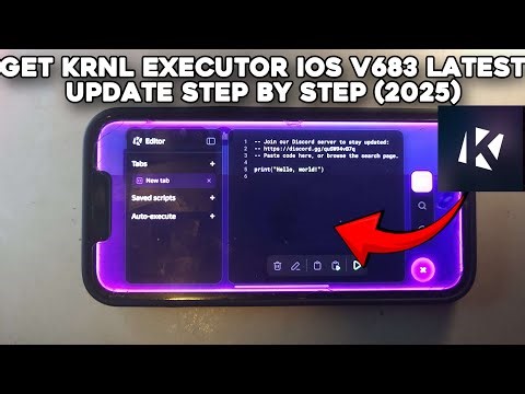 How to Install Krnl Executor iOS V683 NEW UPDATE Using ESign | Best Roblox Executor for iPhone/ipad