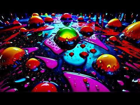 Cure for Blank Screen Anxiety Screensaver • Liquid 4K Therapy Background