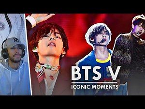 REACTION BTS V ICONIC MOMENTS ON STAGE