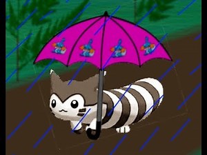 Furret Walk in Relaxing Rain (10 Hours)