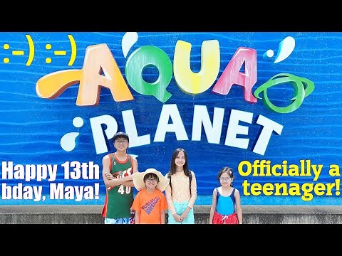 Maya is Now Officially a Teenager. Happy Birthday, Maya! A Trip to a Water Theme Park and Playtime