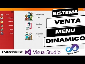 Crear un menú moderno: Sistema de ventas en Visual Basic .NET (PARTE 2)SQL