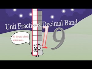 Numberblocks Unit Fractions Decimal Band 19
