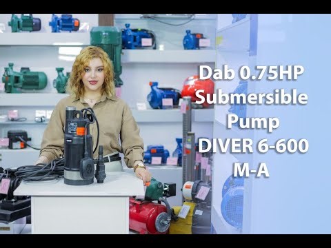 Dab 0.75HP Submersible Pump DIVER 6-600 M-A