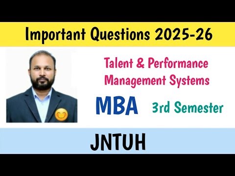 JNTU MBA 3rd Sem TPM Systems Important Questions | Jan 2023 Exams | 100% Sure Topics