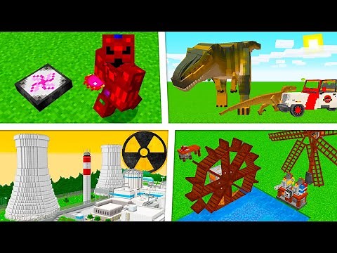 🔥 TOP 10+1 MODS PARA SOBREVIVÊNCIA NO MINECRAFT (EMC, magia, engenharia e dinossauros)