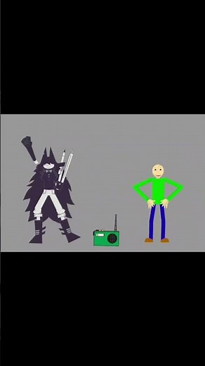 baldi and miss circle dancing #baldisbasics #fpe #dc2 #animation #shorts