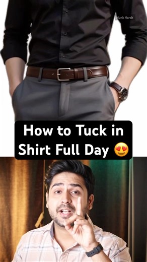 How to Tuck In Shirt All Day #mensfashion #fashion