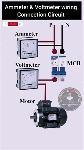 Volt Meter And Ampare Meter connection // How to ammeter and voltmeter connection