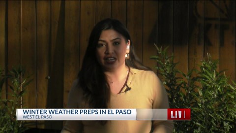 El Paso prepares for winter weather this weekend