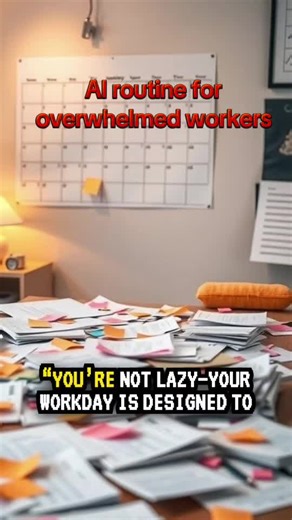 You’re not lazy—your workday is wired to burn you out.In this video, you’ll see a three‑step AI routine that takes your entire chaotic list of tasks, meetings, and “I should really do this” notes and turns it into a realistic schedule for today only that wraps around your real calendar. No more pretending you can do everything—just a clear plan you can actually finish.Run this once in the morning to stop working on whatever screams the loudest and start working on what actually moves your career