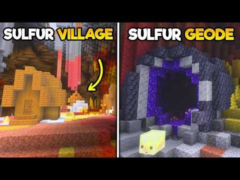 Minecraft's NEWEST Structures: The BEST Sulfur Cave Seeds
