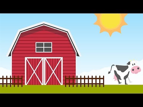 Cows Give Us Milk From Farm (Cartoon For Kids) 4K