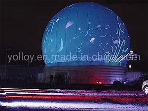 [Hot Item] Inflated Blow up Portable Projection Dome Tent