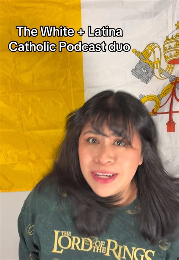 We’re pulling out all of the stops to let you know that we have a NEW EPISODE ❤️ Some Catholic Podcast is available on Spotify, Amazon Music, YouTube, Apple Podcasts and iHeart Radio! 📻 To find us, search for our name “Some Catholic podcast” in your favorite app and give our most recent episode a listen, where we discuss “To Judge Or Not To Judge” #latina #catholic #christiantok #horchata #catholicism