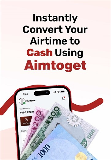 Convert Airtime to Cash with Aimtoget Wallet