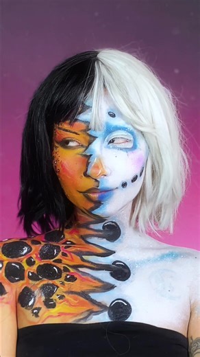 Cuerpo Pintado: ¿Fuego o Hielo? ¡Feliz Año!