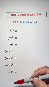 39K views · 297 reactions | Basic Math Review #math #maths #mathematics Prof Math Wizard | Prof Math Wizard | Facebook