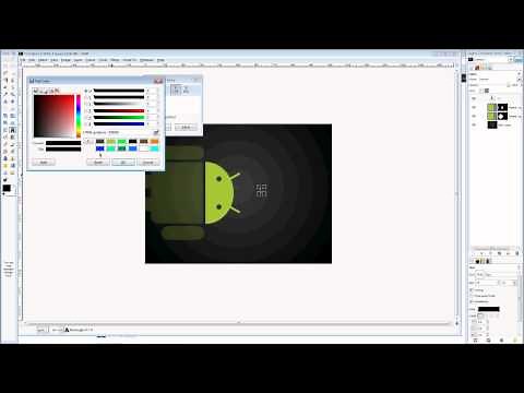 Gimp Video Tutorial - How to use gimp to make a logo