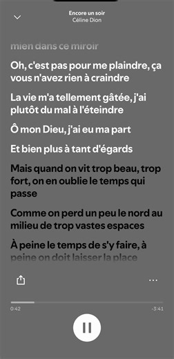 Encore un soir - Céline Dion (chanson live)