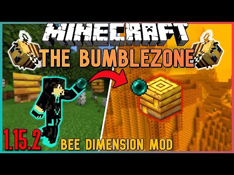 Minecraft: How to get INSIDE a Beehive!? | Beezone Mod Showcase